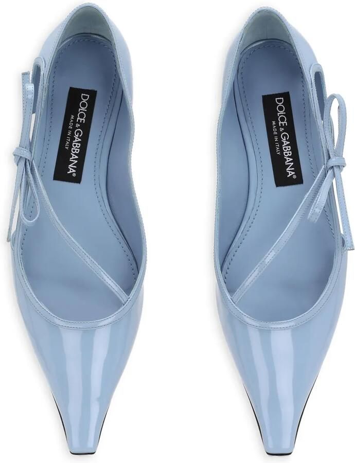 Dolce & Gabbana DNA leren ballerina's Blauw - Foto 2