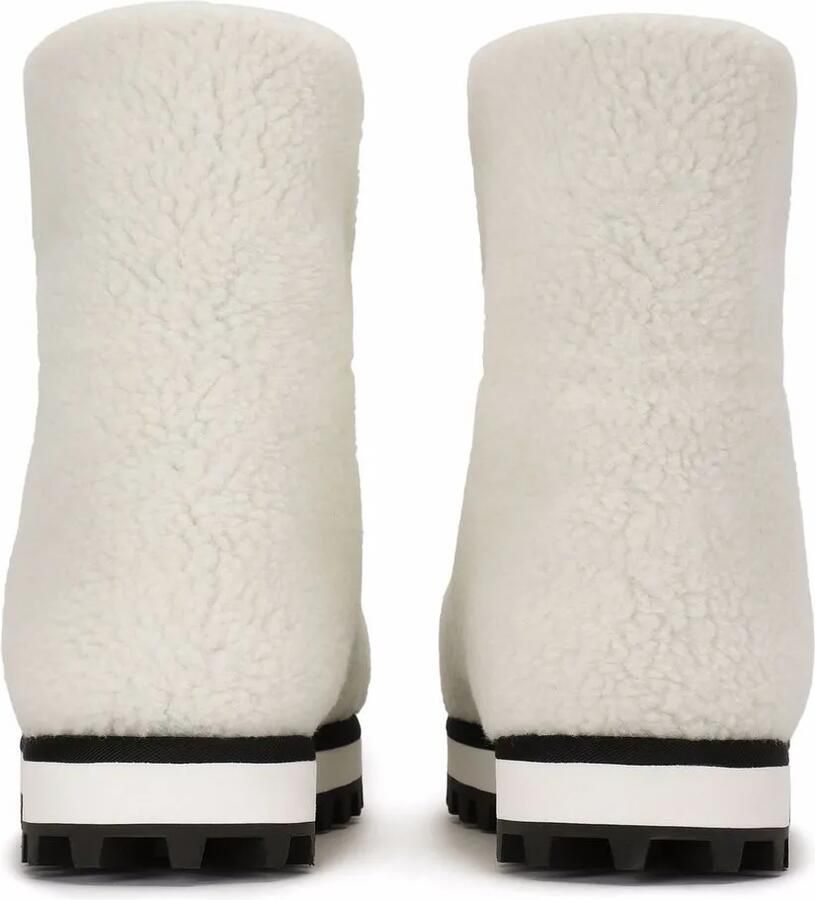 Dolce & Gabbana Enkellaarzen met logopatch Wit - Foto 2
