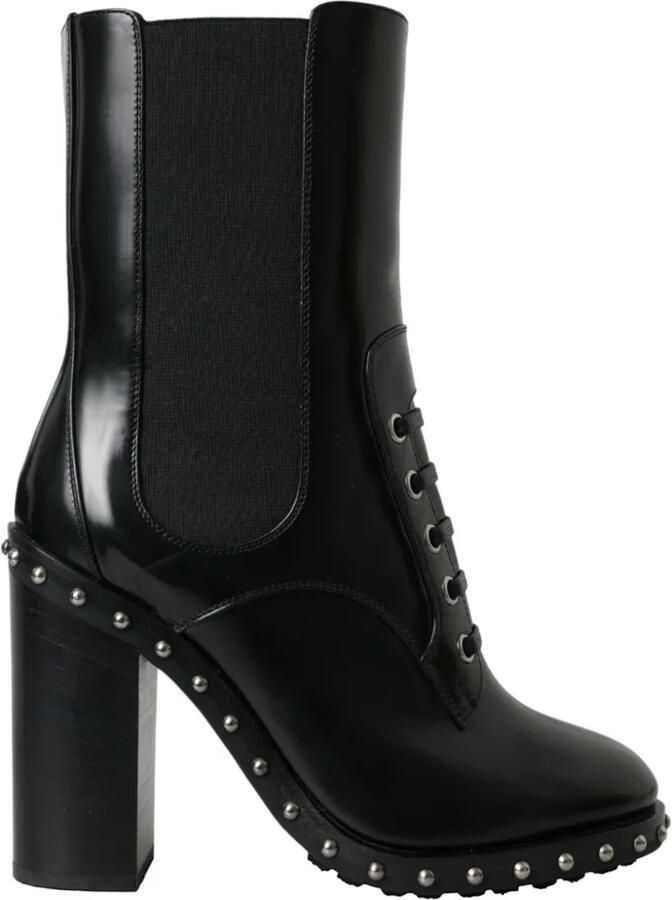 Dolce & Gabbana Enkellaarzen met studs Zwart