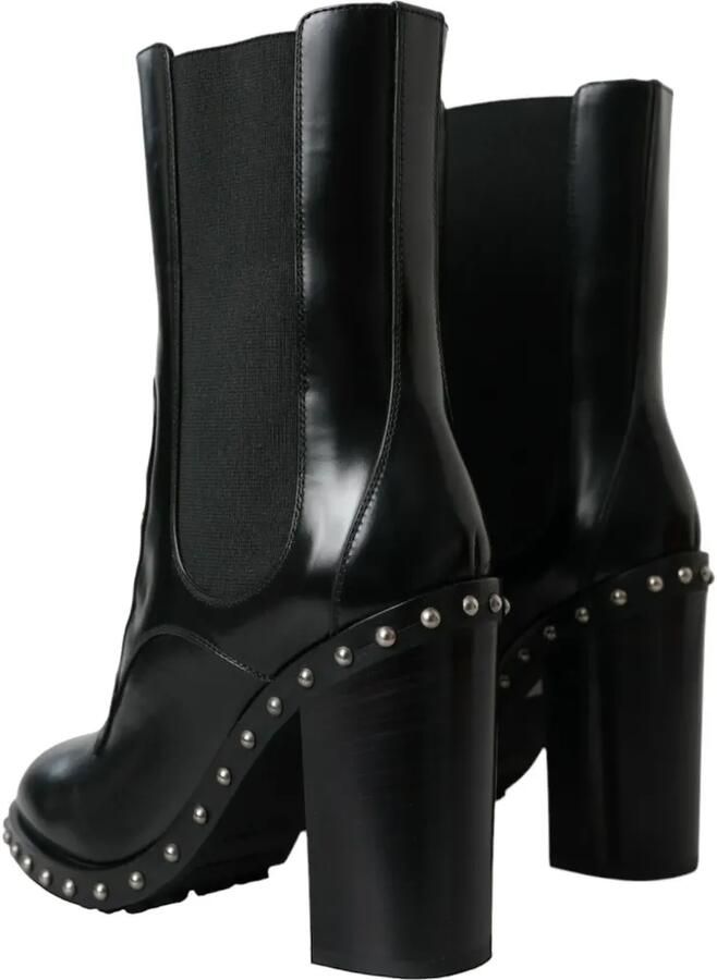 Dolce & Gabbana Enkellaarzen met studs Zwart - Foto 3