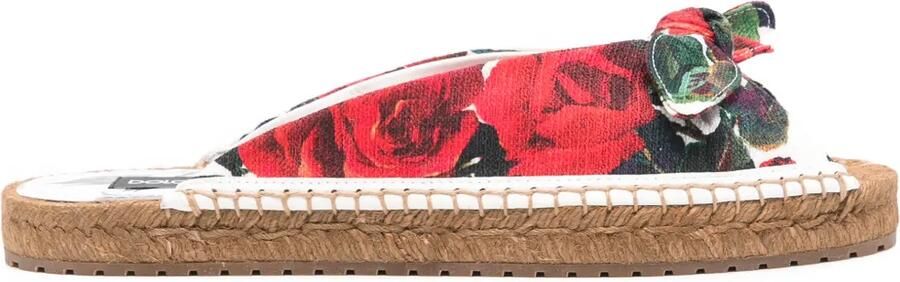 Dolce & Gabbana Espadrilles met borduurwerk Wit