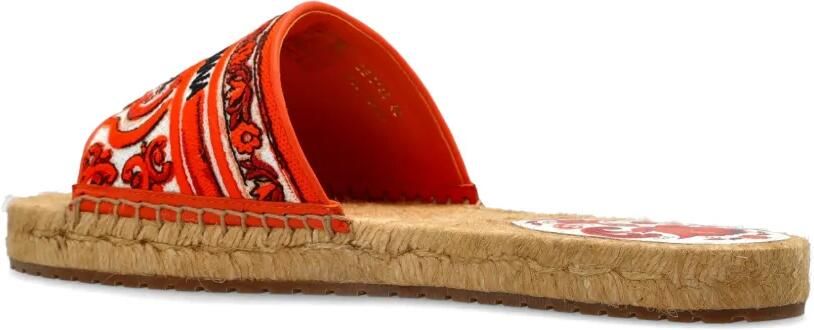 Dolce & Gabbana Espadrilles met geborduurd logo Oranje - Foto 2