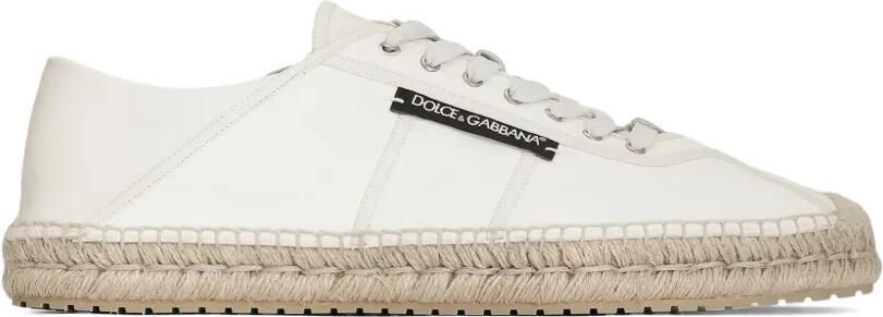 Dolce & Gabbana Espadrilles van lamsleer Beige