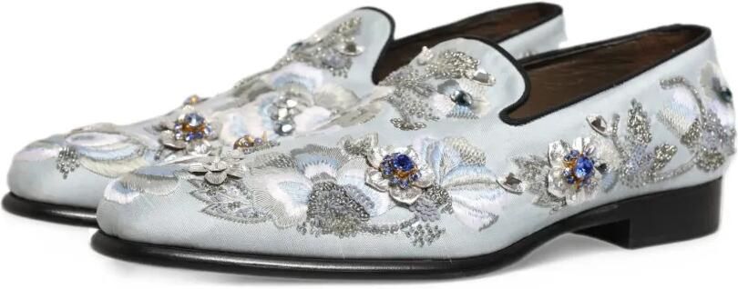 Dolce & Gabbana floral-embellished loafers Wit - Foto 2