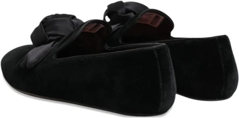 Dolce & Gabbana Fluwelen loafers met roos-detail Zwart - Foto 3