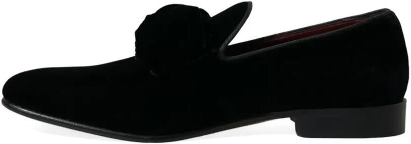 Dolce & Gabbana Fluwelen loafers Zwart - Foto 5