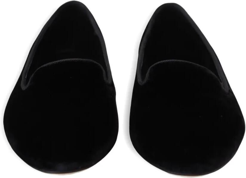 Dolce & Gabbana Fluwelen loafers Zwart - Foto 2