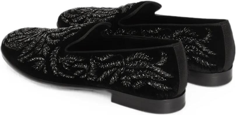 Dolce & Gabbana Fluwelen loafers Zwart - Foto 2