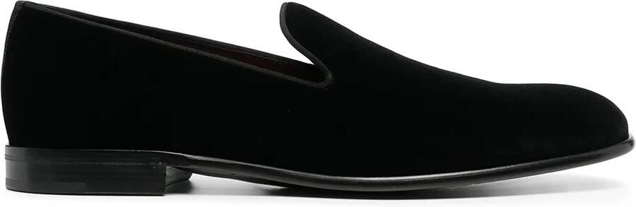 Dolce & Gabbana Fluwelen loafers Zwart