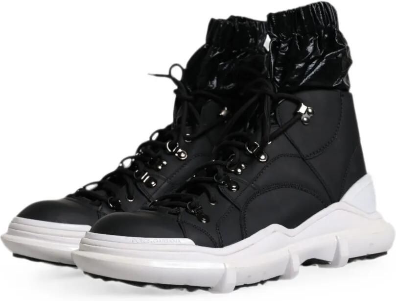 Dolce & Gabbana Galileo sneakers met gesmockt detail Zwart