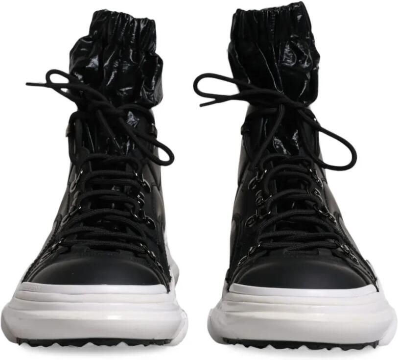 Dolce & Gabbana Galileo sneakers met gesmockt detail Zwart - Foto 2