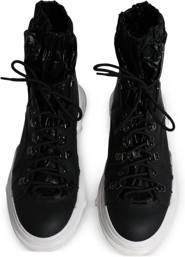 Dolce & Gabbana Galileo sneakers met gesmockt detail Zwart - Foto 3