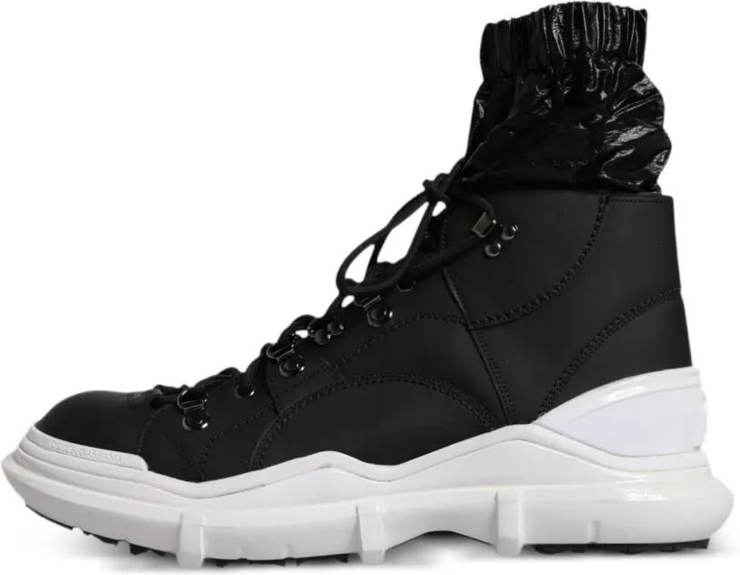 Dolce & Gabbana Galileo sneakers met gesmockt detail Zwart - Foto 4