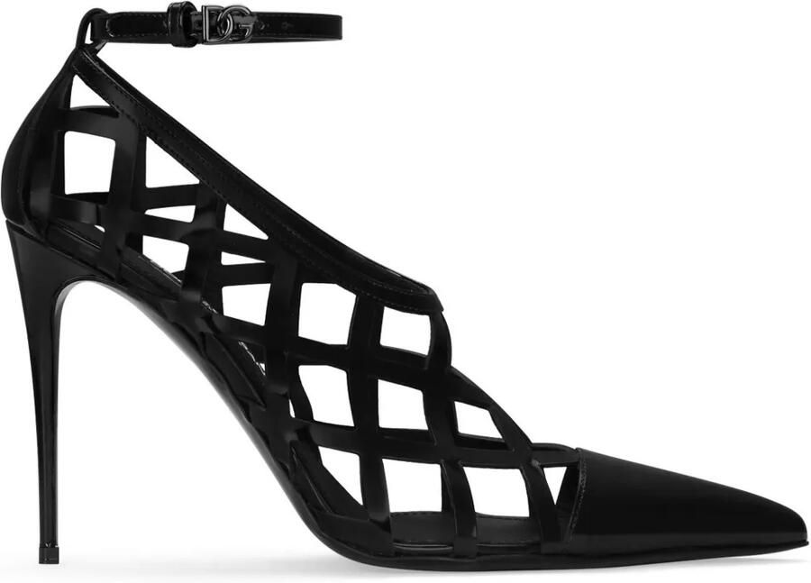 Dolce & Gabbana Gekooide leren pumps Zwart