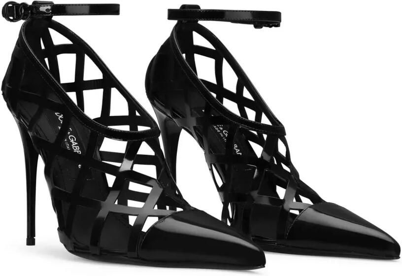 Dolce & Gabbana Gekooide leren pumps Zwart - Foto 4