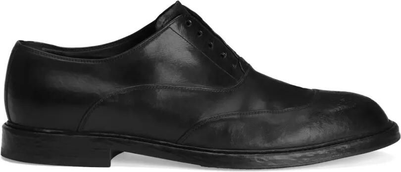 Dolce & Gabbana Geperforeerde derby schoenen Zwart