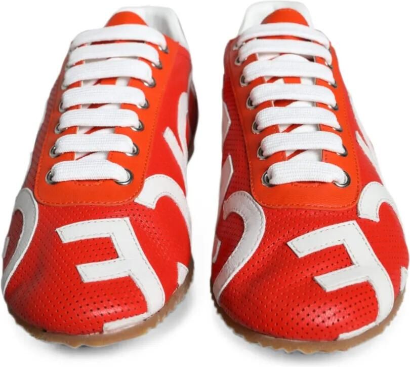 Dolce & Gabbana Geperforeerde logopatch sneakers Rood - Foto 2