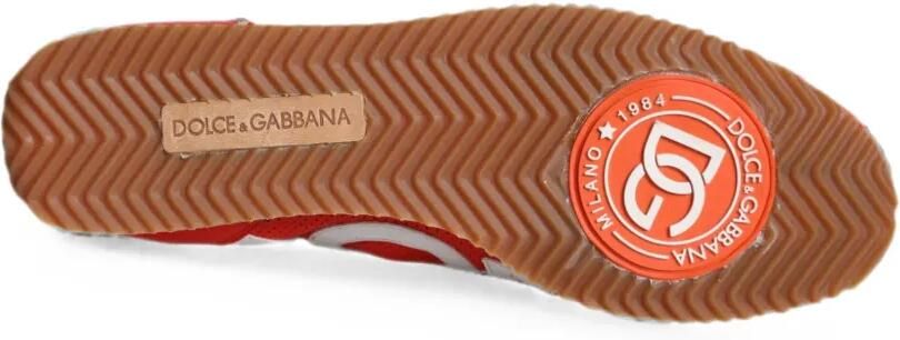 Dolce & Gabbana Geperforeerde logopatch sneakers Rood - Foto 5