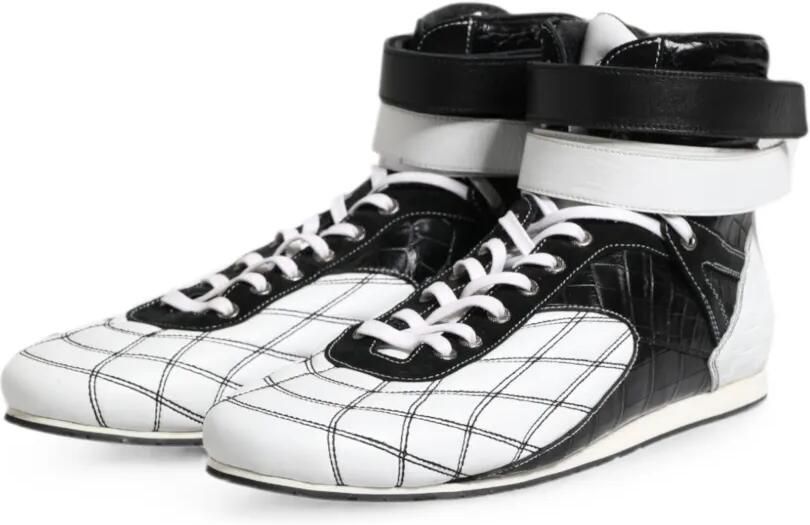 Dolce & Gabbana Gewatteerde sneakers met klittenband Wit - Foto 5