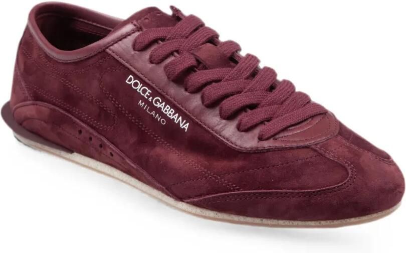 Dolce & Gabbana Gimondi Plus suède-leren sneakers Rood - Foto 2