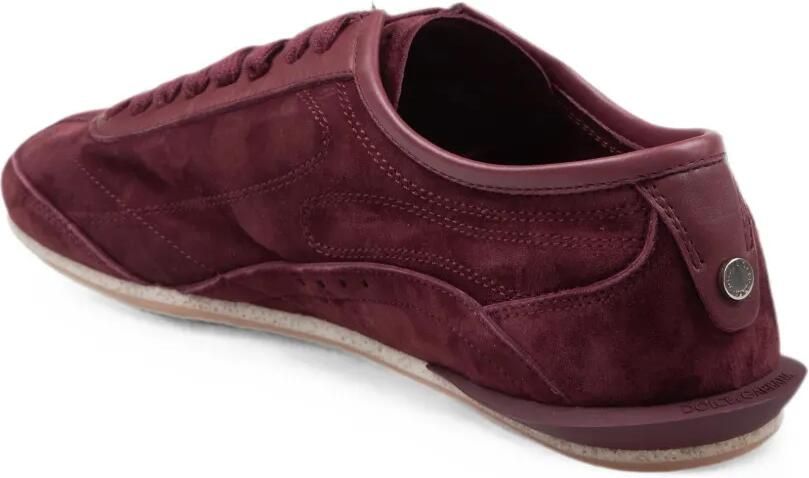 Dolce & Gabbana Gimondi Plus suède-leren sneakers Rood - Foto 3