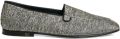 Dolce & Gabbana glitter-effect DG logo loafers Zilver - Zilver