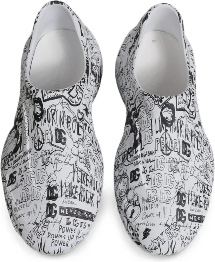 Dolce & Gabbana Graffiti Daymaster sneakers Zwart - Foto 2
