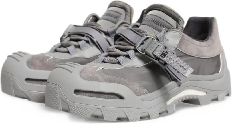 Dolce & Gabbana gray Airmaster panelled low-top sneakers Grijs - Foto 4