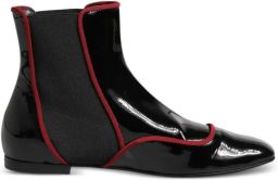 Dolce & Gabbana Jackie Chelsea laarzen met knopen Zwart