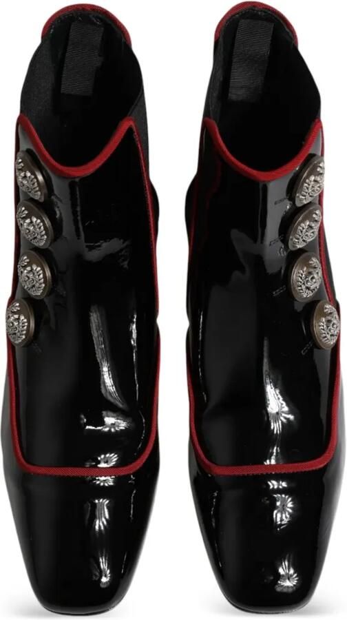 Dolce & Gabbana Jackie Chelsea laarzen met knopen Zwart - Foto 5