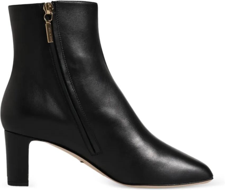 Dolce & Gabbana Jackie leren laarzen Zwart