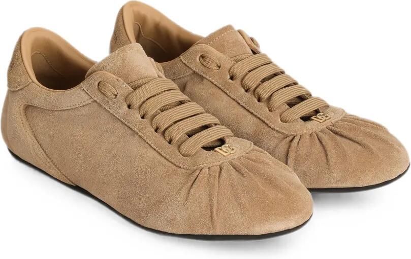 Dolce & Gabbana Kalfsleren ballerina's Beige - Foto 2