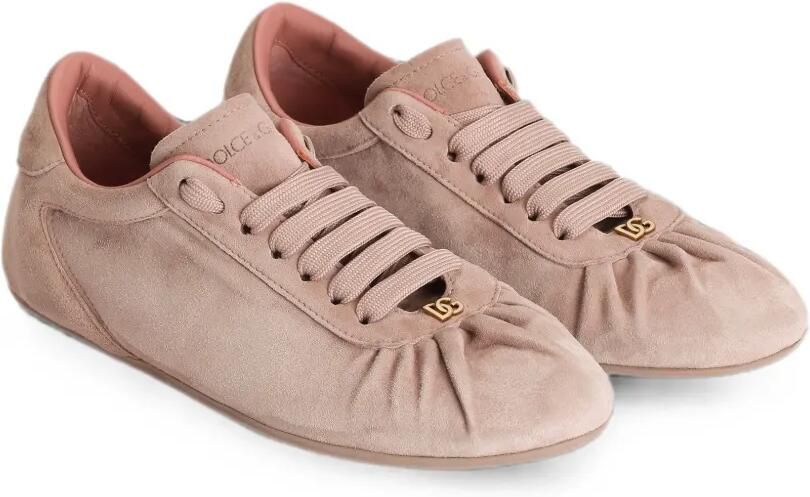 Dolce & Gabbana Kalfsleren ballerina's Roze - Foto 2