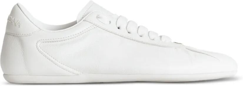 Dolce & Gabbana Kalfsleren sneakers-ballerina's Wit