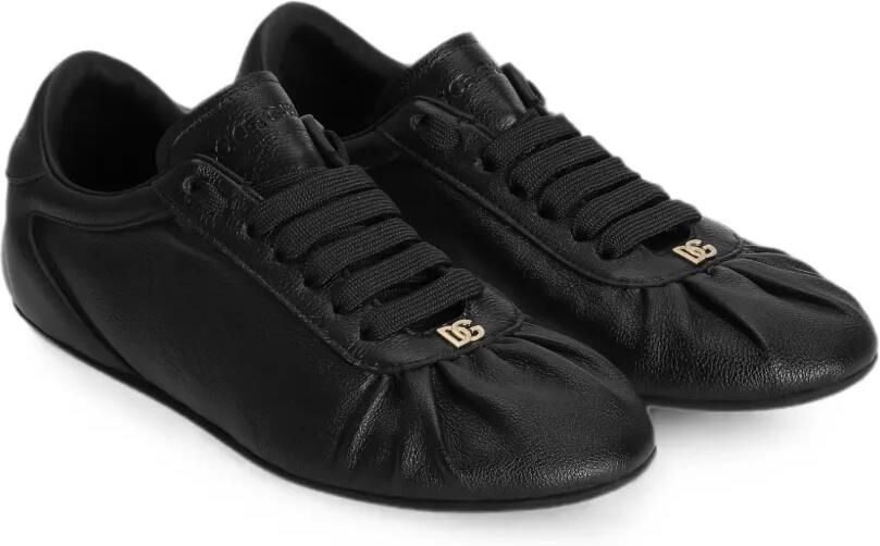 Dolce & Gabbana Kalfsleren sneakers-ballerina's Zwart - Foto 2