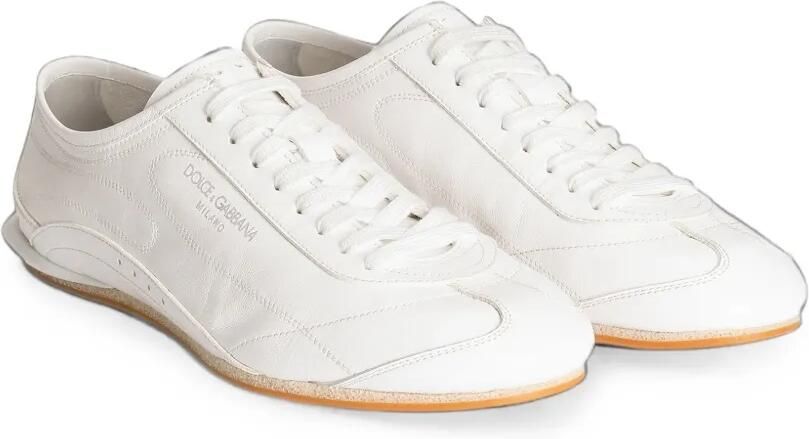 Dolce & Gabbana Kalfsleren sneakers Wit - Foto 2