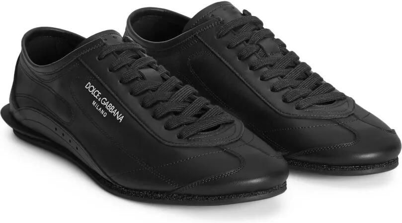 Dolce & Gabbana Kalfsleren sneakers Zwart - Foto 2