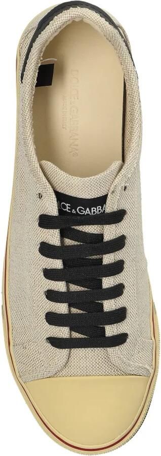 Dolce & Gabbana Katoenen sneakers Beige - Foto 5