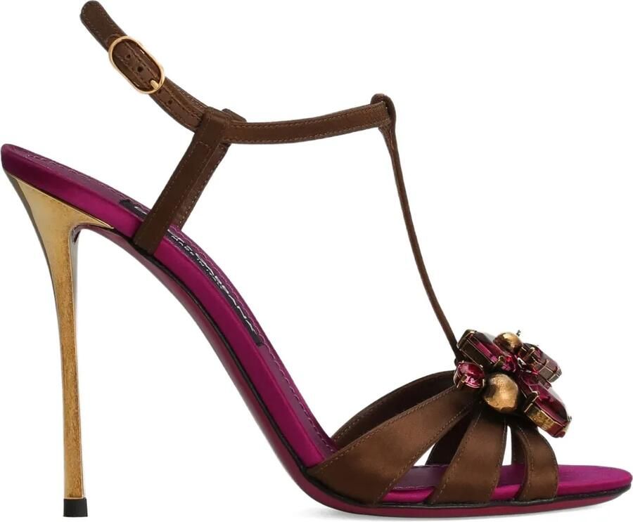 Dolce & Gabbana Keira 2.0 sandalen Bruin