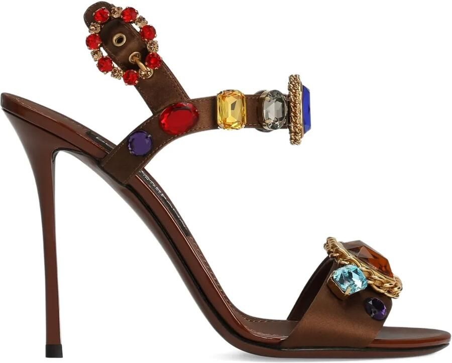 Dolce & Gabbana Keira 2.0 sandalen Bruin