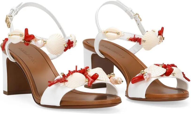 Dolce & Gabbana Keira 60 sandalen met applicatie Wit - Foto 4