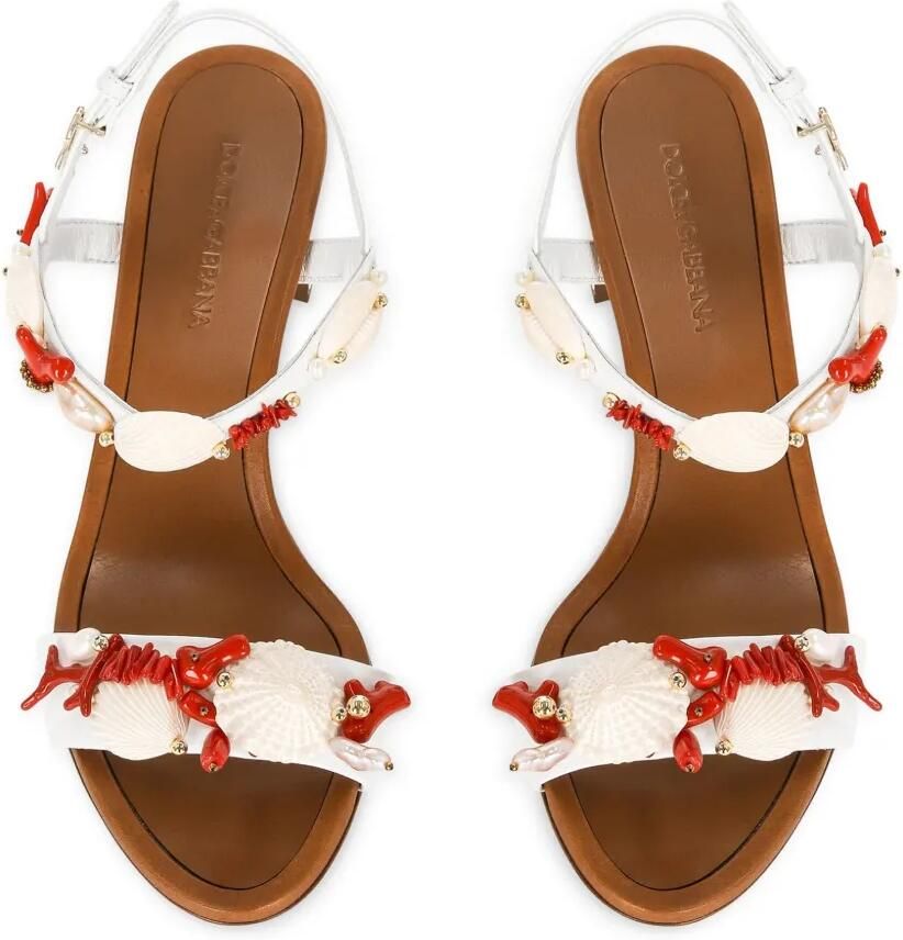 Dolce & Gabbana Keira 60 sandalen met applicatie Wit - Foto 2