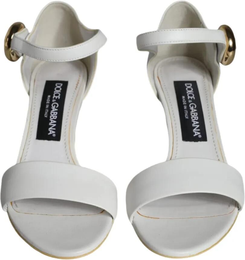 Dolce & Gabbana Keira DG logo-plaque sandals Wit - Foto 2