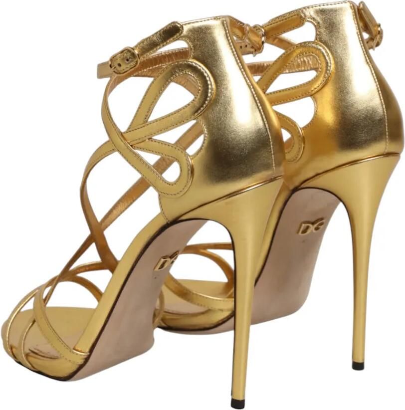 Dolce & Gabbana Keira sandalen met bandjes Goud - Foto 5