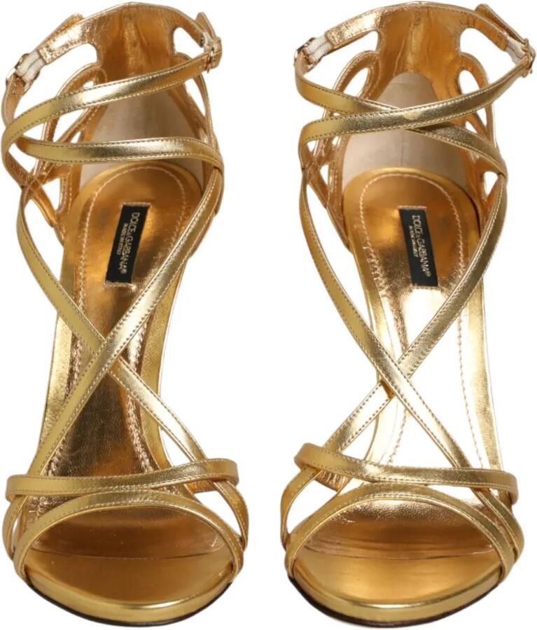 Dolce & Gabbana Keira sandalen met bandjes Goud - Foto 3