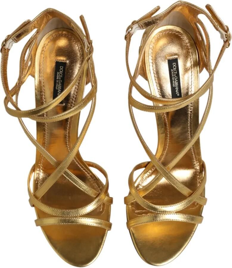 Dolce & Gabbana Keira sandalen met bandjes Goud - Foto 2