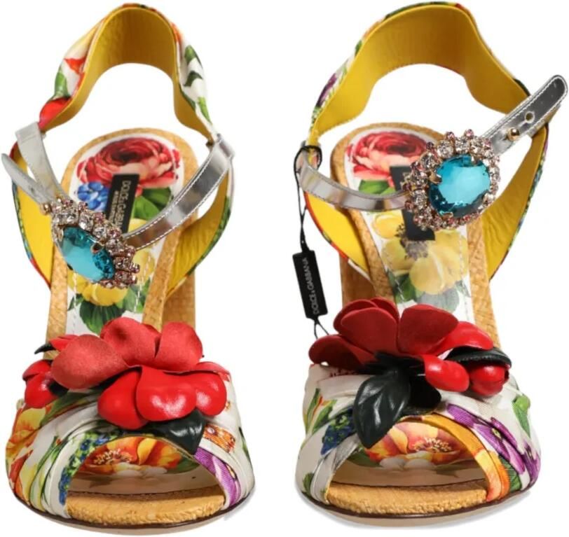 Dolce & Gabbana Keira sandalen met hak Wit - Foto 3