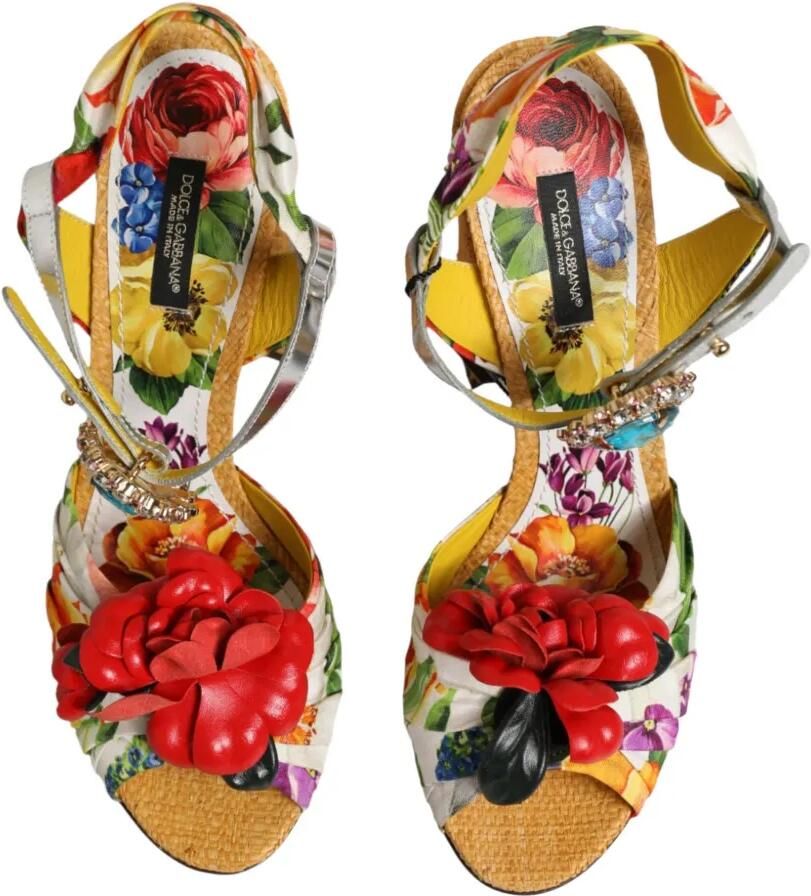 Dolce & Gabbana Keira sandalen met hak Wit - Foto 2