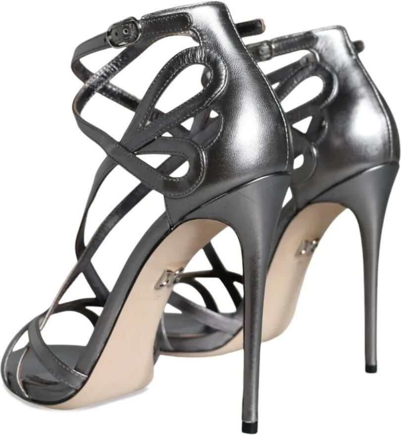 Dolce & Gabbana Keira sandalen met uitgesneden details Zilver - Foto 2