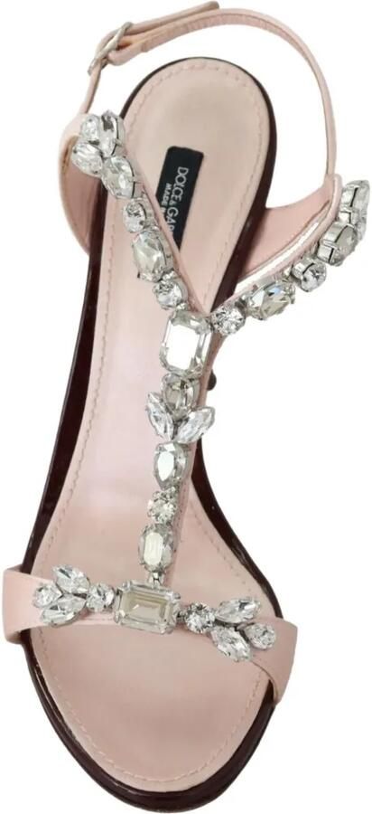 Dolce & Gabbana Keira sandalen verfraaid met kristallen Roze - Foto 4